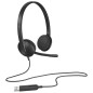 Logitech USB Headset H340 Kablet Høretelefoner Logitech USB Headset H340 Kablet Høretelefoner